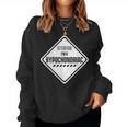 Attenzione Sono Un Ipocondriaco Sarcastico Detti Ipocondria Women Sweatshirt