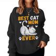 Best Cat Mom Ever Gatos Divertidos Regalos Mama De Gato Sudadera Mujer