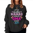 Beste Mamas Werden Zur Oma Befördert 2024 Sweatshirt Frauen