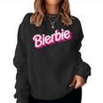 Bierbie Beer Sayings Beer Doll Sweatshirt Frauen