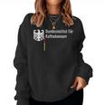 Bundesinstitut Für Kaffeekonsum Saying Fun Coffee Sweatshirt Frauen