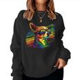 Chihuahua Mamma Chiwawa Papà Amante Del Cane Women Sweatshirt