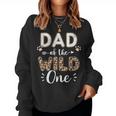 Dad Of The Wild One Birthday Girl Matching Family Party Women Sweatshirt