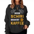 Dieser Schiri Needs Coffee Referee Referee Schiri Sweatshirt Frauen