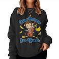 Donna Going Bananas For Bach Monkey Classical Playingioloncello Con Collo A Women Sweatshirt