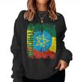 Ethiopia Flag Children Sweatshirt Frauen