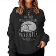 Im Falle Schlechter Laune Hier Katze Platzieren Hier Katzen Sweatshirt Frauen