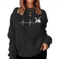 -Élo D'intérieur Ekg Line Heartbeat Sweat-shirt pour femme