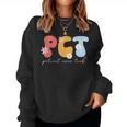 Patient Care Tech Groovy Pct Patient Care Technician Women Sweatshirt