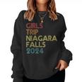 Girls Trip Niagara Fall 2024 Summer Vacation Friends Family Women Sweatshirt
