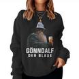 Gönndalf The Blue Beer Drinker Saufen Beer Sweatshirt Frauen