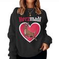 Herzmadl Deer Dirndl Costume Women's Sweatshirt Frauen