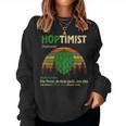 Hoptimist Beer Lover Craft Beer Sweatshirt Frauen