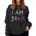 Io Sono 39 Più 1 Dito Medio Per Un 40 ° Compleanno Per Le Donne Women Sweatshirt