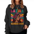 Kamala Harris 2024 Madam President Latina For Harris Women Sweatshirt