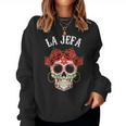 La Jefa Sugar Skullêtements Mexicain Dia De Los Muertos Dead Sweat-shirt pour femme