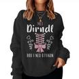 Mein Dirndl Hob I Ned Gefunden Women's Costume Sweatshirt Frauen