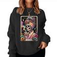 The Mom Tarot Card Messy Bun Coffee Mommy Mama Women Sweatshirt