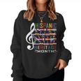 Music Teacher Kid National Hispanic Heritage Month Women Sweatshirt