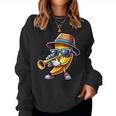 Musizierende Banana Mit Trumpet Sweatshirt Frauen