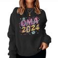 Oma Werden Werdende Oma Announcement Sweatshirt Frauen