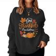 One Thankful Grandma Autumn Fall Thanksgiving Pumpkin Women Sweatshirt