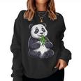 Oso Panda Con Bambú Oso Panda Niños Sudadera Mujer