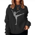 Pattinaggio Artistico Pattinatore Sul Ghiaccio Donne Ragazze Women Sweatshirt