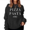 Pizza Pastaino Wine Pizzeria Italian Wine Sweatshirt Frauen