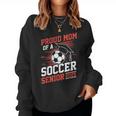 Proud Mom Of A Soccer Senior 2025 Women Sweatshirt