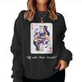 Queen Of Hearts Alice In Wonderland Sweatshirt Frauen