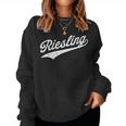 Riesling Wine Festival Winzer Wine Sweatshirt Frauen