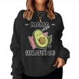 Sleep Avocado Pyjamas Mama Schlafocado Sweatshirt Frauen