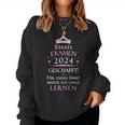 Staatsexamen Jura Teacher Medicine Pharmazie Bestanden 2024 Sweatshirt Frauen