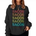 Taco Rétro Tacosintage Mardi Mexicain Hommes S Sweat-shirt pour femme