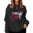 Tennis Player Girls Tennis Sweatshirt Frauen