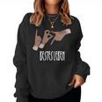 Women's 187 Hand Sign Best Life S Sweatshirt Frauen