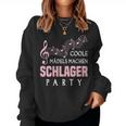 Women's Schlager Hit Party Music Hit Music Quote Sweatshirt Frauen