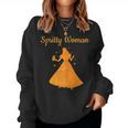 Women's Spritty Woman Beer Alcohol Saufen Trinkerin Malle Jga Saying Sweatshirt Frauen