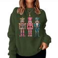 Nutcracker Christmas 2024 Xmas Pajamas Matching Women Women Sweatshirt