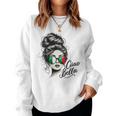 Ciao Bella Italian Flag Sunglasses Language Women Sweatshirt