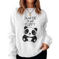 Con Texto En Inglés Im Not Fat Im Just Fluffy Panda Hombre Sudadera Mujer