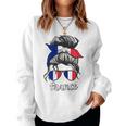 French Girls France Fille Française France French Flag Sweatshirt Frauen