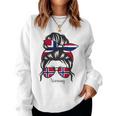 Norwegian Girl Norway Roots Norway Flag Sweatshirt Frauen