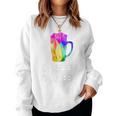 Oh Beer I'm Queer Lgbt Beer Csd Rainbow Gay Lesbian Pride Women Sweatshirt