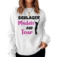 Women's Schlager Girls On Party Tour Sweatshirt Frauen