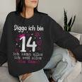 14Th Birthday Girl Digga Ich Bin 14 Jahre Nager Sweatshirt Frauen Geschenke für Sie