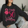50 ° Compleanno Partito Flamingo Magliette Per Le Donne Women Sweatshirt Regalos para ella