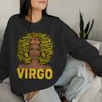 Afro Black Woman Birthday Queen Zodiac Virgo Queen Women Sweatshirt Gifts for Her