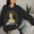 Anne Boleyn Queen Of England Sweatshirt Frauen Geschenke für Sie